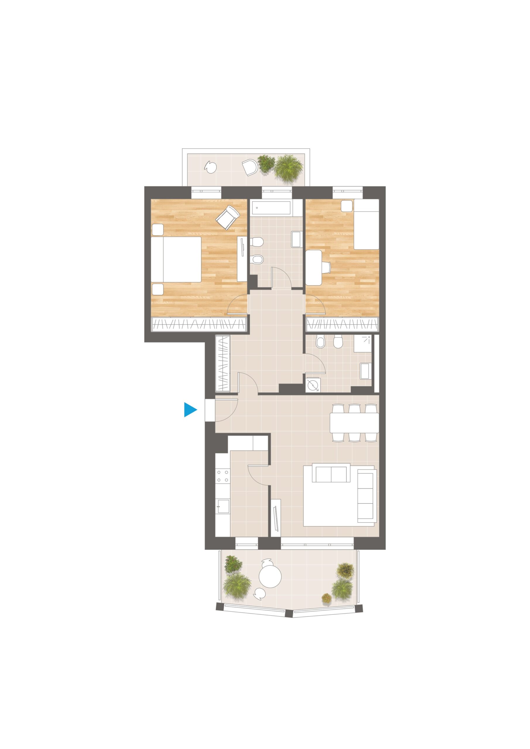 Trilocale, 132,50 mq