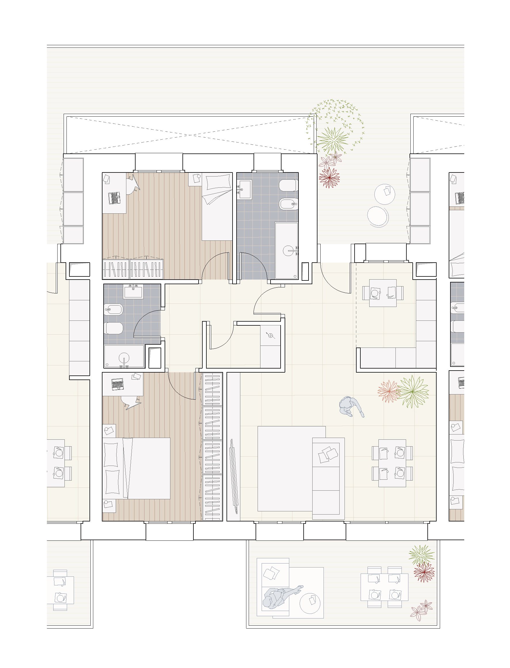 Trilocale | cucina abitabile - 124 mq commerciali circa